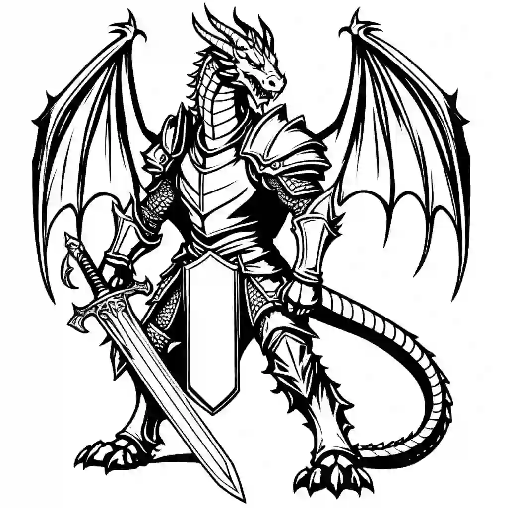 Dragon Knight coloring pages